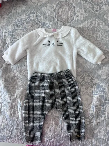 Conjunto de inverno menina 6 a 9 meses