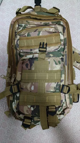 Mochila masculina tática camuflada 50L