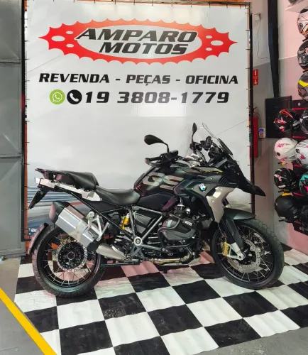 BMW GS 1250 2020 exclusive Preta, único dono e baixa km, estado de zero!