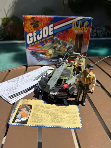 Gi Joe Night Landing Craft e piloto Cutter comandos em ação 