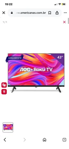 Smart Roku tv FHD 43