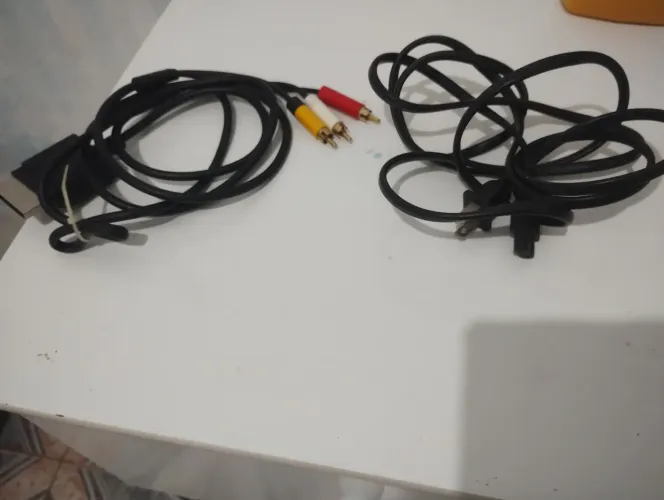 Cabo componente original Xbox 360 e cabo de força 