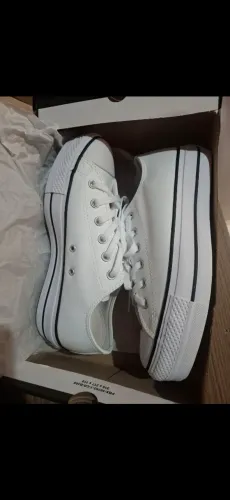 Tênis All Star Branco Plataforma 