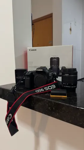 Canon EOS 90D + Lente 18-55 + Mic Boya | Kit Completo