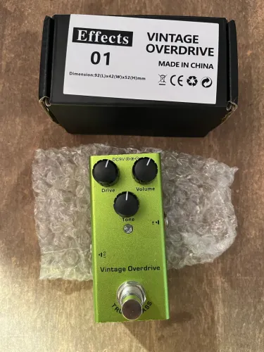Pedal vintage overdrive 