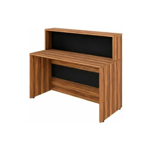 Mesa Recepção Atendimento Com Balcão Elegante E Funcional 63081