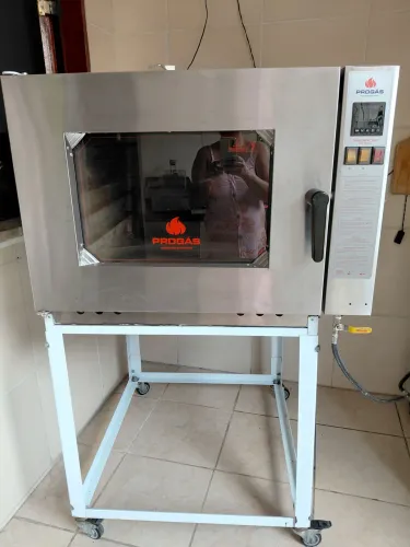 Forno Turbo a gás p/ 5 telas
