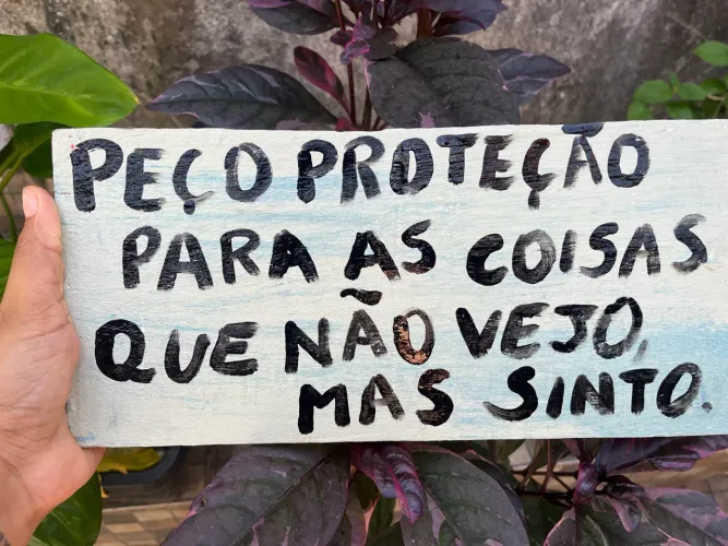 Frases em madeira para decoração