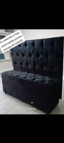Kit cabeceira e baú casal pronta entrega RS650,00 contato ( *