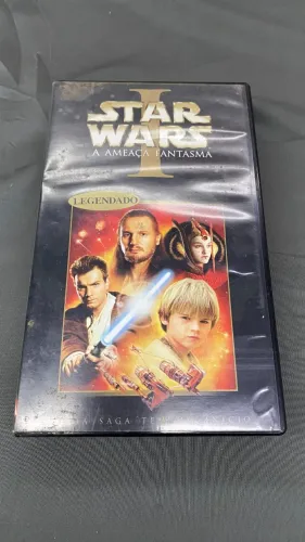 VHS Star Wars - A Ameaça Fantasma - Legendado