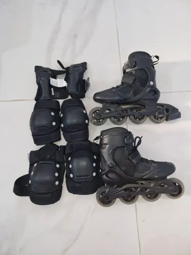 Patins inline Olexo- veste 34 à 37. Com kit proteção.