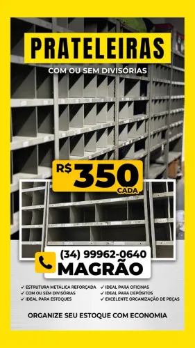 Prateleiras Peças de Motos
