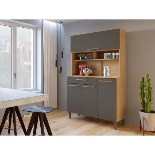 Armário de cozinha Italia 4 portas - 3 opções de cores