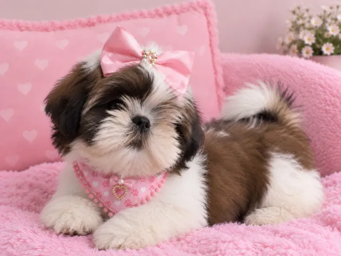 Fêmea shih Tzu