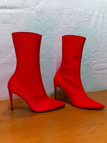 Bota Tipo Meia Scarpin ANIMALE (original)