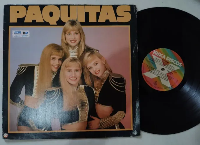 LP disco de vinil Paquitas - Xuxa 1989 Rede Globo Xou da Xuxa