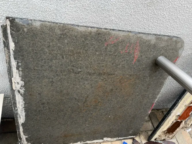 Mesa e prancha de mármore 