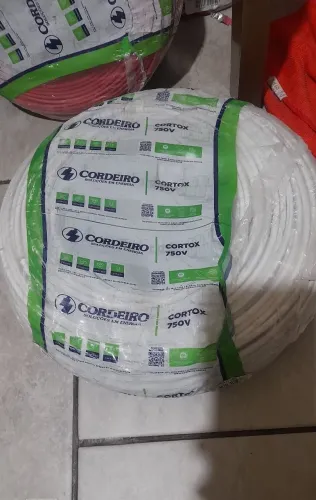 OFERTA IMBATÍVEL:rolo de cabo Flexível Cordeiro 6mm