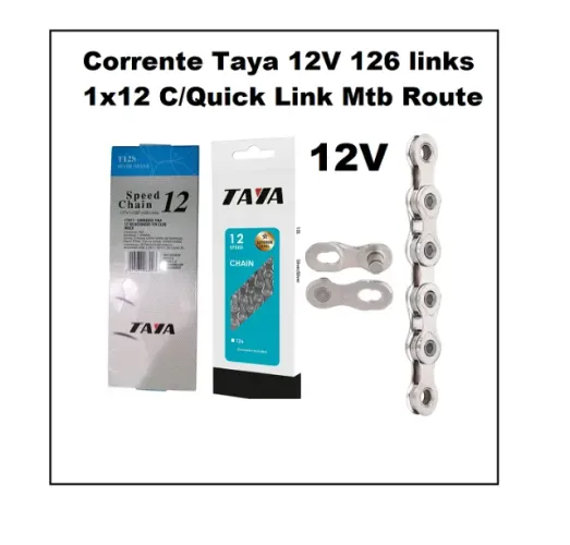 Corrente BIKE Taya 12V 126 /Quick Link Mtb
