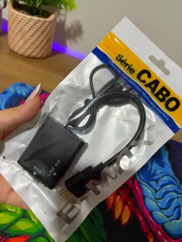 Cabo adaptador hdmi / vga