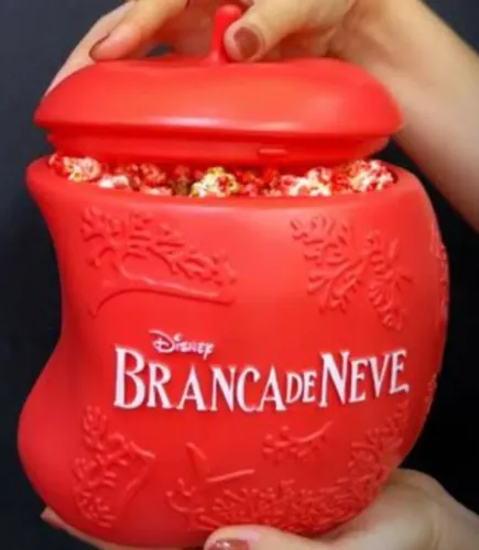 Balde Pipoca Branca de Neve