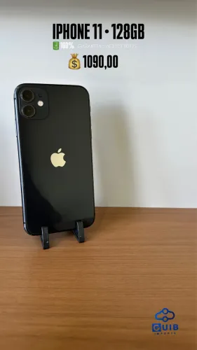IPHONE 11 PRETO 128GB COM GARANTIA 