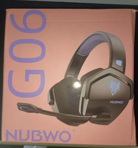 Headset sem fio NUBWO-G06 Bluetooth e 2.4Ghz