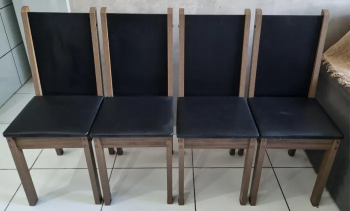 4 cadeiras de mesa de jantar