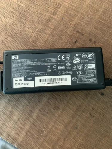 Fonte Original Notebook HP 65W N18152 18,5V 3,5A