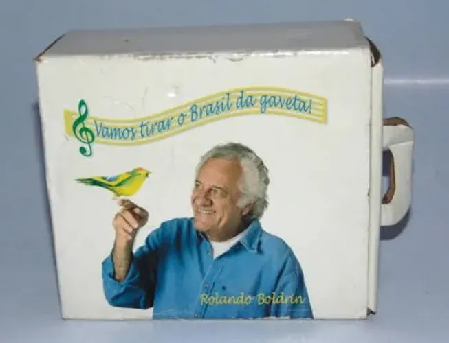CD BOX ROLANDO BOLDRIN_VAMOS TIRAR O BRASIL DAS GAVETAS_8 CDs