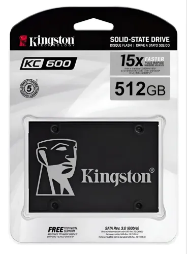 Ssd De 512gb Sata Iii Sff 2,5  Série Kc600 ORIGINAL LACRADO!