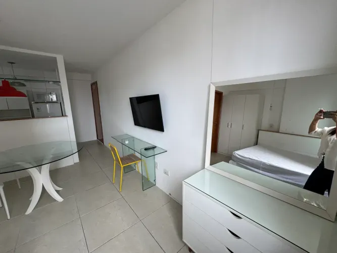 FLAT MOBILIADO AO LADO DO SHOPPING RECIFE