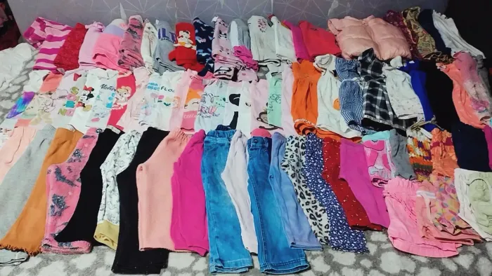 Lotinho de bebê menina 1 aninho com 80 pecinhas