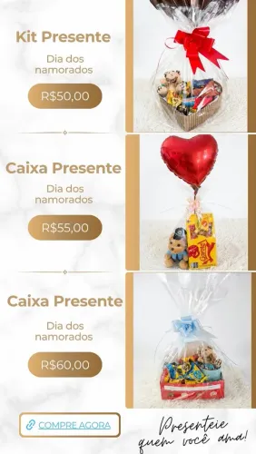Presente de dia dos namorados 