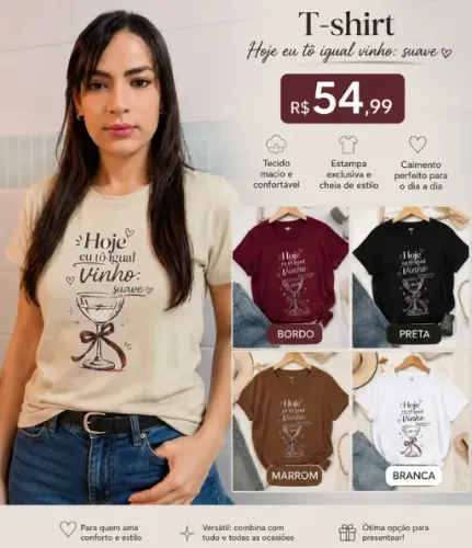 Blusa feminina personalizada