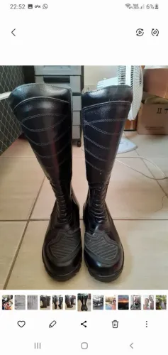 Bota bombeiro nova usado 1 vez