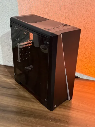 Gabinete AeroCool Black | Lateral em Vidro | Aceito Cartão | Entrego