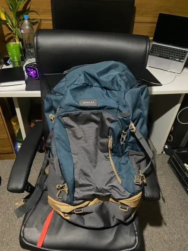 Mochila de trilha Forclaz trekking profissional