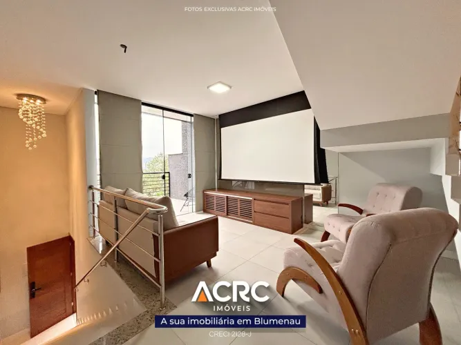ACRC Imóveis - CA03837 - Tríplex para Locação no bairro Água Verde em Blumenau