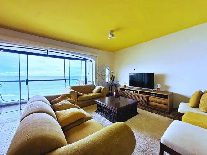 APARTAMENTO À VENDA NA PRAIA DAS ASTÚRIAS - FRENTE MAR - 02 VAGAS DE GARAGEM