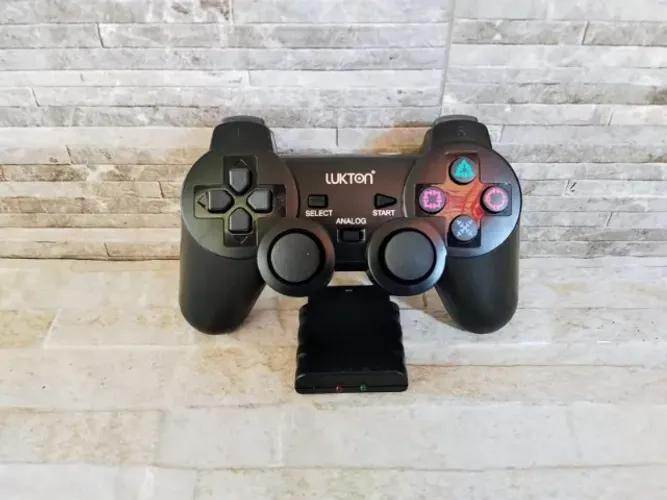 Controle Joystick Sem Fio para Ps2 Playstation 2