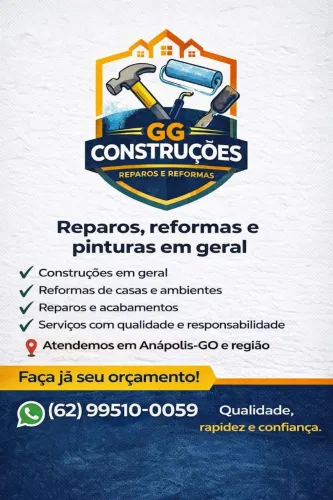 Construções, Reparos, Reformas e Pinturas em Geral