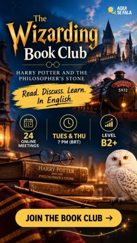 Aula de inglês em grupo