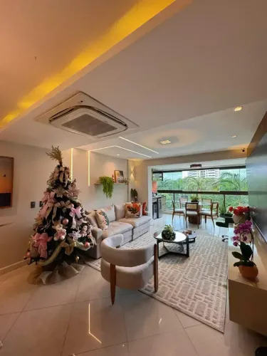 Apartamento a venda em Alphaville 1 com 3 quartos reformado e varanda gourmet no Alpha Lif