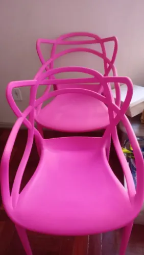 Cadeiras Allegra Na Cor Rosa (4 unidades)