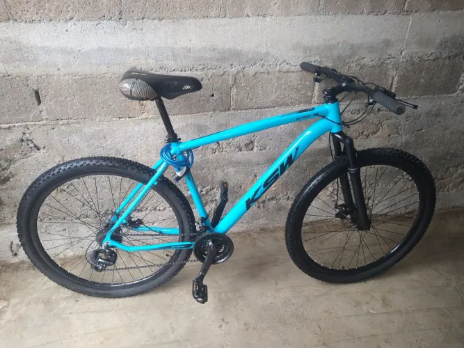 Bicicleta Aro 29 Quadro 21 Alumínio 24 Machas Freio a Disco