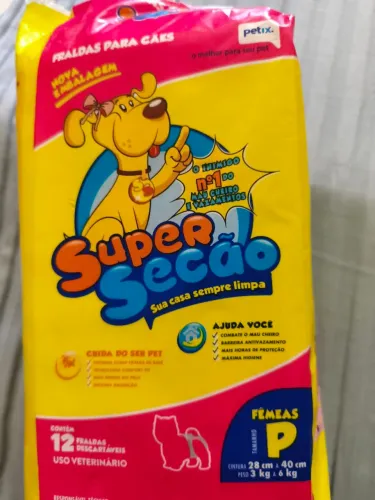 Fralda descartável pet P