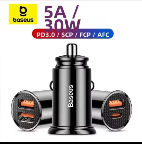 Carregador 12V Automotivo - Baseus