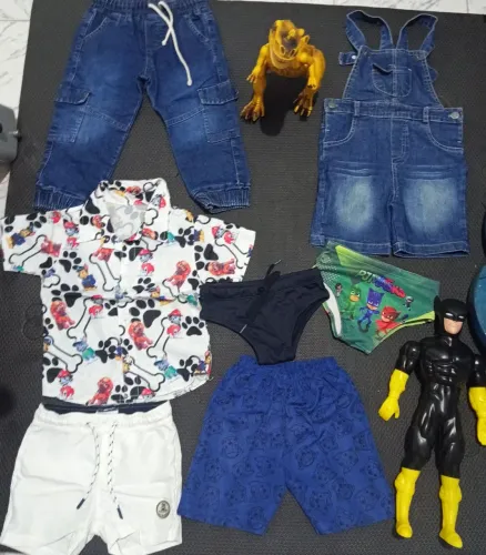 Leitinho de menino roupas + brinquedos !