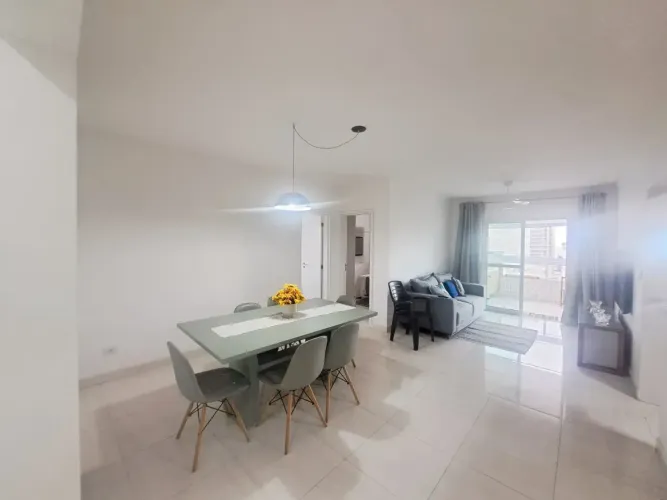 Apartamento mobiliado para locação de 2 dormitórios na Aviação - Praia Grande - SP
